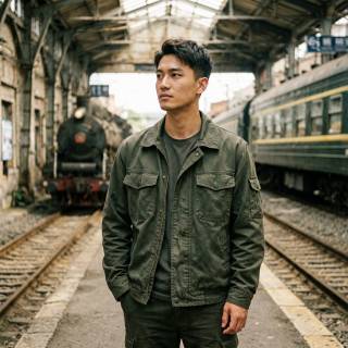 Young Man From Locomotive Depot