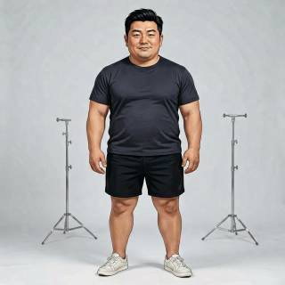 Short Stocky Man