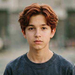 Chestnut-haired boy