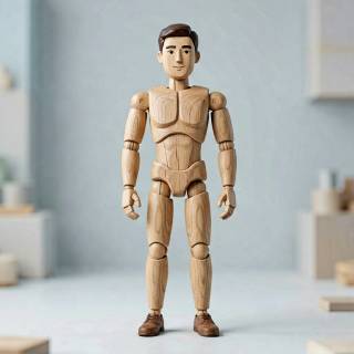123 Wooden Man