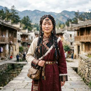Woman From Xiahe Village