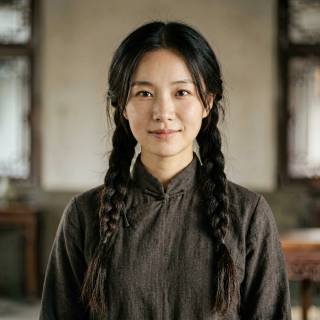 Female Comrade with Braids