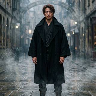 Man In Black Cloak