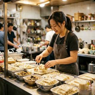 The Woman At The Tofu Stall