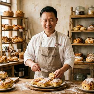 Zhongji Pastry Shop Owner