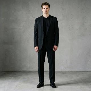 the tall man in black