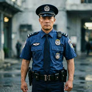Male Police Officer