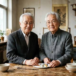 Two Elderly Teachers