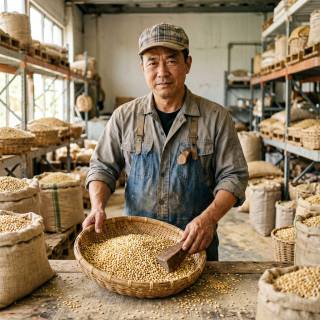 The grain wholesaler owner