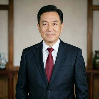 Middle-aged Man In Zhongshan Suit