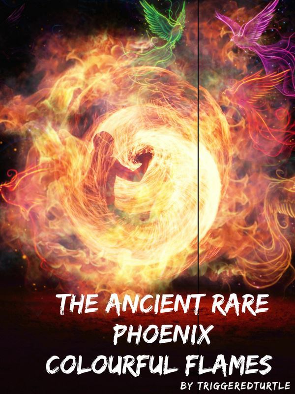 Icon of The Ancient Rare Phoenix: Colourful Flames