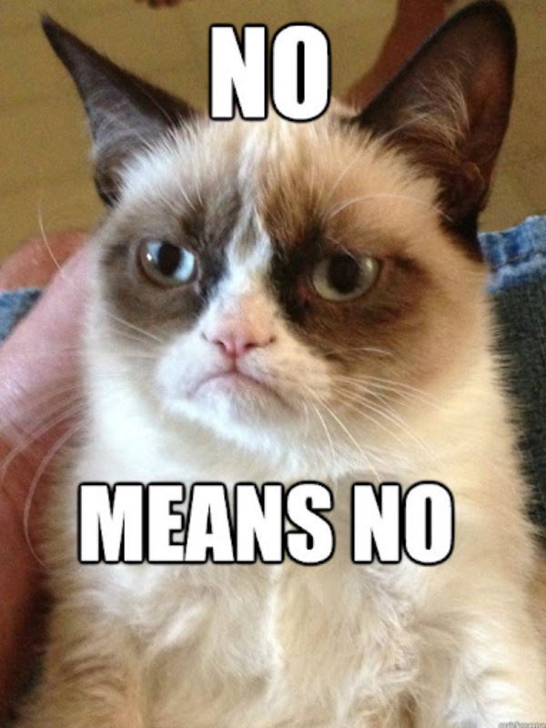 Icon of No means no