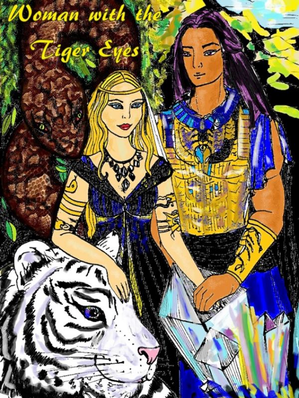 Icon of Woman with the Tiger Eyes in the Beast World