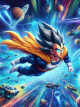 Icon of I, fused with Vegeta, invaded the reincarnation space