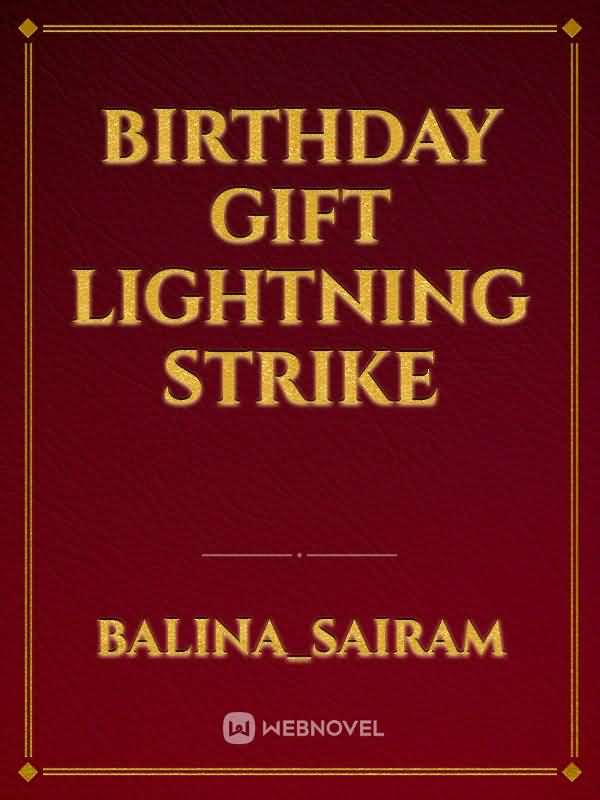 Icon of Birthday Gift Lightning Strike