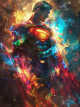 Icon of Life with superheroes