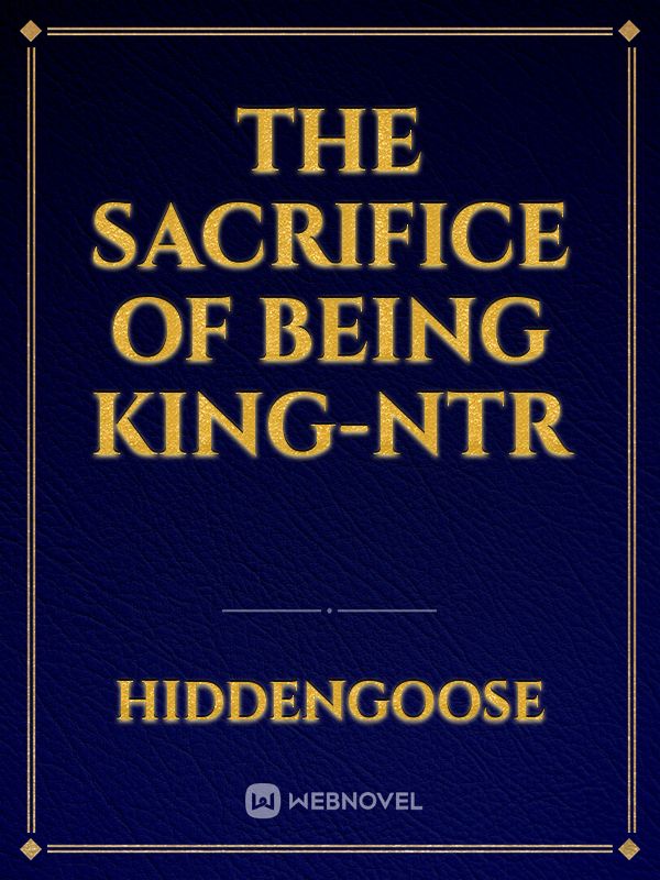 Icon of The Sacrifice Of Being King-NTR