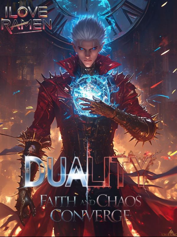 Icon of Duality: Faith And Chaos Converge.