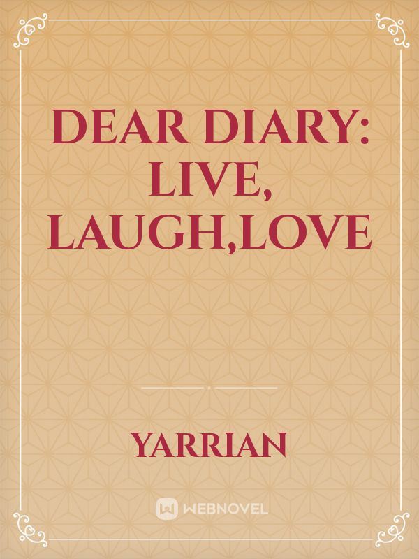 Icon of Dear Diary: Live, Laugh,Love