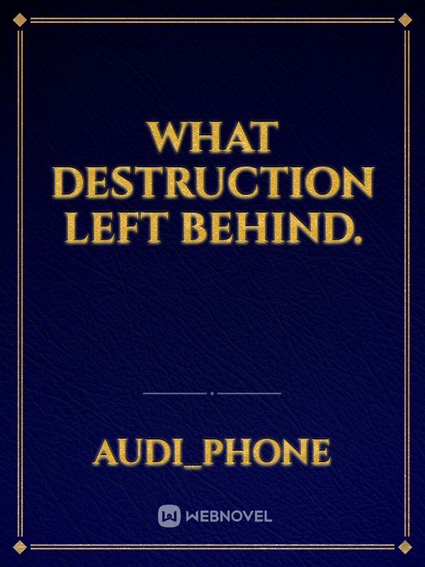 What Destruction Left Behind.