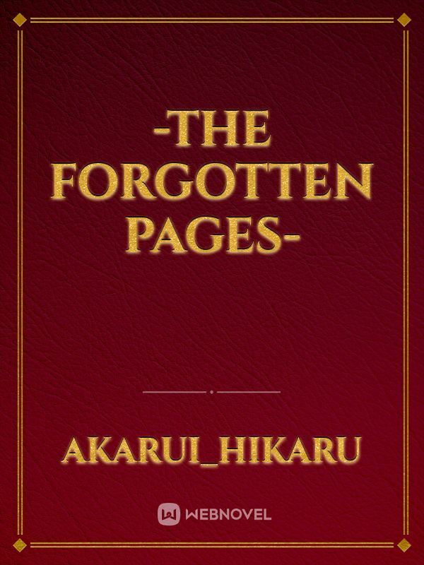 -The Forgotten Pages-