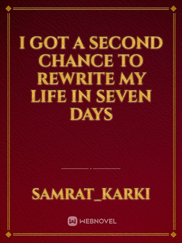 Icon of I Got a Second Chance to Rewrite My Life in Seven Days