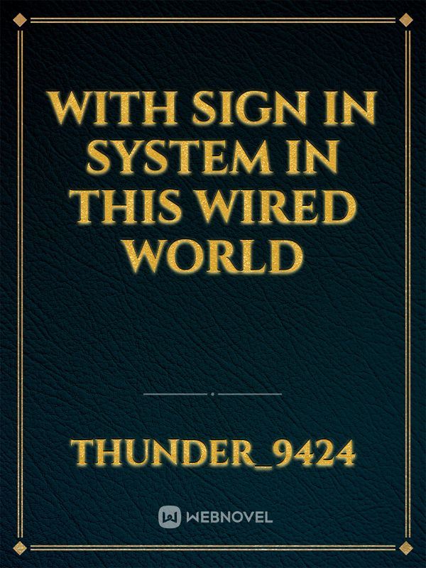 Icon of with sign in system in this wired world