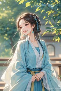 Icon of The Little Auspicious Girl Who Brings Prosperity to the Family