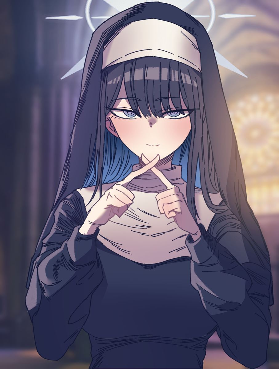 Icon of The Black-Silk Nun Sister is Actually a Boy?
